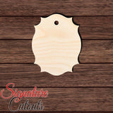 Gift Tag 022 Shape Cutout in Wood