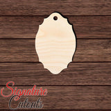 Gift Tag 023 Shape Cutout in Wood