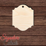 Gift Tag 024 Shape Cutout in Wood