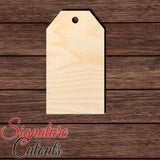 Gift Tag 025 Shape Cutout in Wood