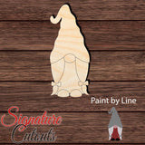 Girl Gnome 002 Shape Cutout - Paint by Line - Signature Cutouts