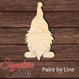 Gnome 002 Shape Cutout - Paint by Line