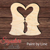 Gnome Love 001 Shape Cutout - Paint by Line Craft Shapes & Bases Signature Cutouts 