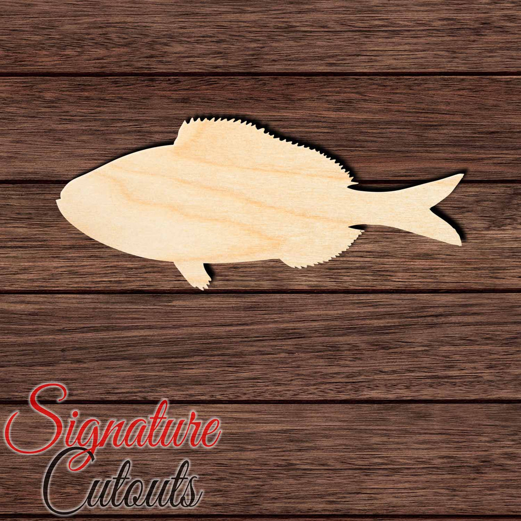 Goldline Knifefish Shape Cutout in Wood, Acrylic or Acrylic Mirror - Signature Cutouts