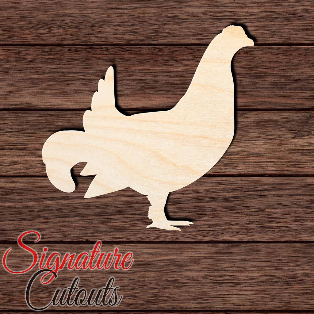 Grouse 001 Shape Cutout in Wood, Acrylic or Acrylic Mirror Craft Shapes & Bases Signature Cutouts 