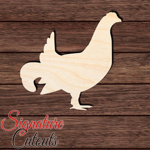 Grouse 001 Shape Cutout in Wood, Acrylic or Acrylic Mirror Craft Shapes & Bases Signature Cutouts 