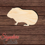 Guinea Pig 002 Shape Cutout in Wood