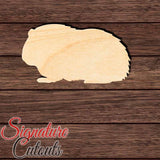 Guinea Pig 003 Shape Cutout in Wood, Acrylic or Acrylic Mirror - Signature Cutouts