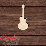 Guitar 002 Shape Cutout in Wood, Acrylic or Acrylic Mirror - Signature Cutouts