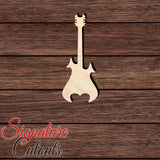 Guitar 003 Shape Cutout in Wood, Acrylic or Acrylic Mirror - Signature Cutouts