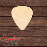 Guitar Pick 001 Shape Cutout in Wood, Acrylic or Acrylic Mirror - Signature Cutouts