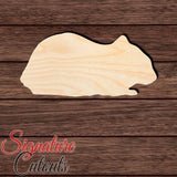 Hamster 004 Shape Cutout in Wood