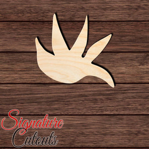 Hedgehog Track Shape Cutout in Wood, Acrylic or Acrylic Mirror Craft Shapes & Bases Signature Cutouts 