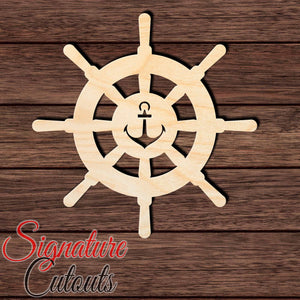 Helm 005 Shape Cutout in Wood, Acrylic or Acrylic Mirror - Signature Cutouts