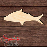 Herring Fish 001 Shape Cutout in Wood, Acrylic or Acrylic Mirror - Signature Cutouts