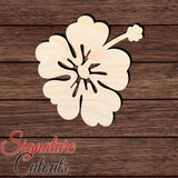 Hibiscus Flower 002 Shape Cutout in Wood, Acrylic or Acrylic Mirror - Signature Cutouts