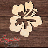Hibiscus Flower 003 Shape Cutout in Wood, Acrylic or Acrylic Mirror - Signature Cutouts