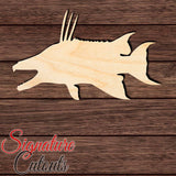 Hogfish Shape Cutout in Wood