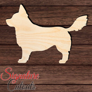 Horgi Shape Cutout in Wood, Acrylic or Acrylic Mirror - Signature Cutouts