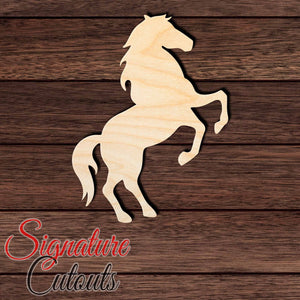 Horse 001 Shape Cutout in Wood, Acrylic or Acrylic Mirror - Signature Cutouts