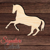 Horse 002 Shape Cutout in Wood