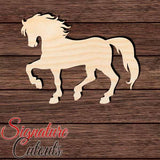Horse 021 Shape Cutout in Wood, Acrylic or Acrylic Mirror - Signature Cutouts
