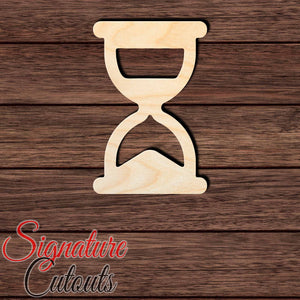 Hourglass 001 Shape Cutout in Wood, Acrylic or Acrylic Mirror - Signature Cutouts