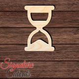 Hourglass 001 Shape Cutout in Wood
