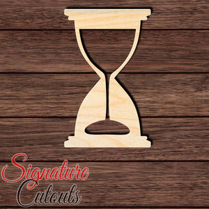 Hourglass 002 Shape Cutout in Wood, Acrylic or Acrylic Mirror - Signature Cutouts