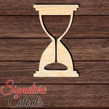 Hourglass 002 Shape Cutout in Wood