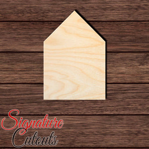 House 004 Shape Cutout in Wood, Acrylic or Acrylic Mirror - Signature Cutouts