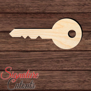 House Key 001 Shape Cutout in Wood, Acrylic or Acrylic Mirror - Signature Cutouts