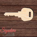 House Key 002 Shape Cutout in Wood, Acrylic or Acrylic Mirror - Signature Cutouts