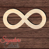 Infinity Symbol 001 Shape Cutout in Wood, Acrylic or Acrylic Mirror - Signature Cutouts