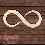 Infinity Symbol 002 Shape Cutout in Wood, Acrylic or Acrylic Mirror - Signature Cutouts