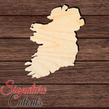 Ireland Shape Cutout in Wood