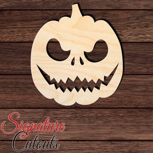 Jack O' Lantern 005 Shape Cutout in Wood, Acrylic or Acrylic Mirror - Signature Cutouts