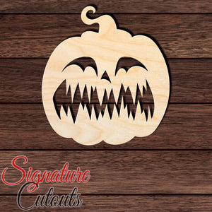 Jack O' Lantern 006 Shape Cutout in Wood, Acrylic or Acrylic Mirror - Signature Cutouts