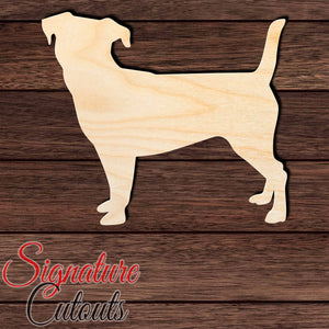 Jack Russel Shape Cutout in Wood, Acrylic or Acrylic Mirror - Signature Cutouts