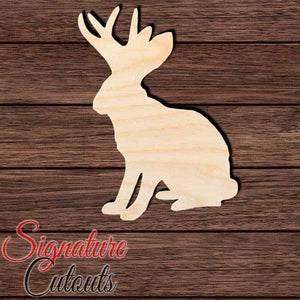 Jackalope 001 Shape Cutout - Signature Cutouts