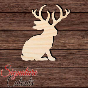 Jackalope 003 Shape Cutout - Signature Cutouts