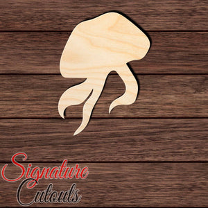 Jellyfish 003 Shape Cutout in Wood, Acrylic or Acrylic Mirror - Signature Cutouts