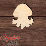 Jellyfish 004 Shape Cutout in Wood, Acrylic or Acrylic Mirror - Signature Cutouts