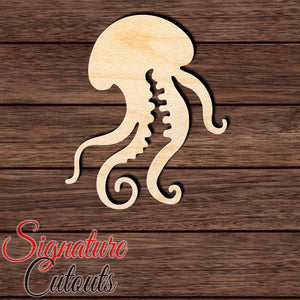 Jellyfish 006 Shape Cutout in Wood, Acrylic or Acrylic Mirror - Signature Cutouts