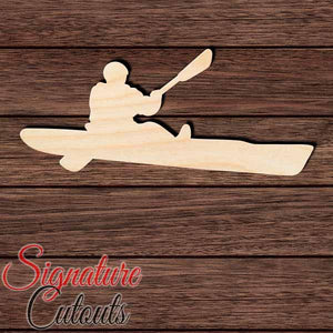 Kayak 007 Shape Cutout in Wood, Acrylic or Acrylic Mirror - Signature Cutouts