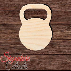Kettlebell 001 Shape Cutout in Wood, Acrylic or Acrylic Mirror - Signature Cutouts