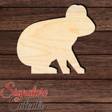 Koala 001 Shape Cutout in Wood
