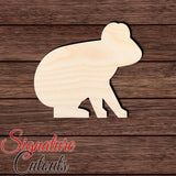 Koala 002 Shape Cutout in Wood, Acrylic or Acrylic Mirror - Signature Cutouts
