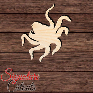 Kraken Head 001 Shape Cutout - Signature Cutouts