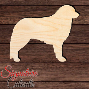 Kuvasz Shape Cutout in Wood, Acrylic or Acrylic Mirror - Signature Cutouts